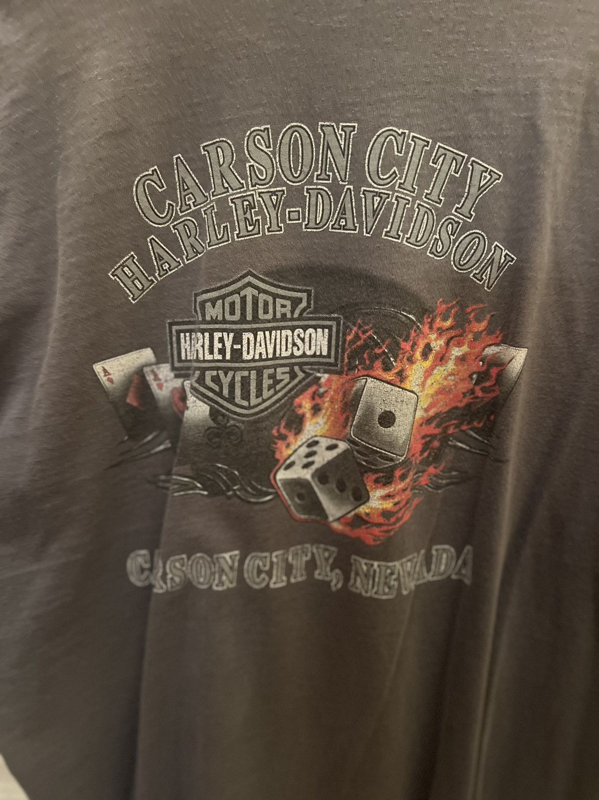 Harley Davidson × Vintage THRASHED SICK FADED Harley Davidson tee Size US XL / EU 56 / 4 - 2 Thumbnail