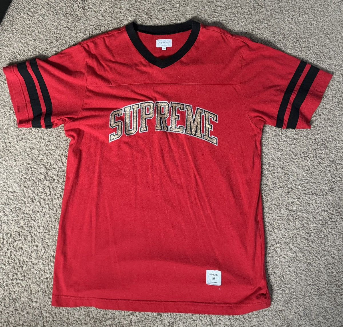 Supreme Supreme Arc T Shirt Glitter Logo Size US M / EU 48-50 / 2 - 2 Thumbnail