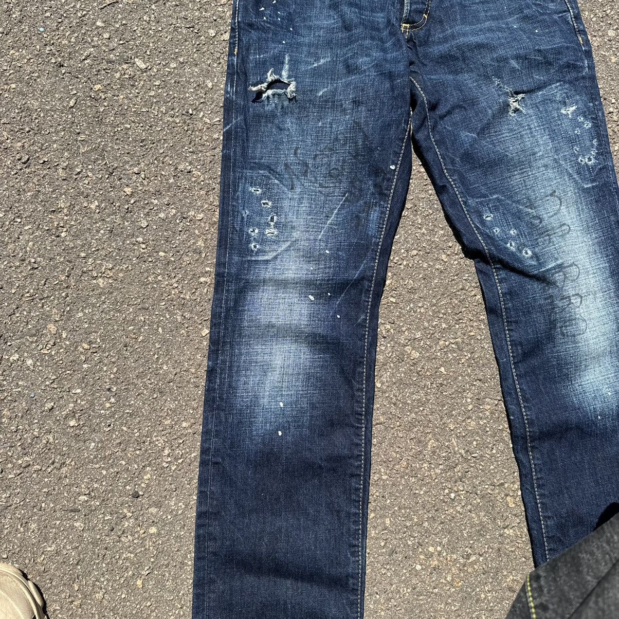 Dsquared2 × Vintage vintage dsquared2 jeans distressed rap y2k Size US 32 / EU 48 - 6 Thumbnail