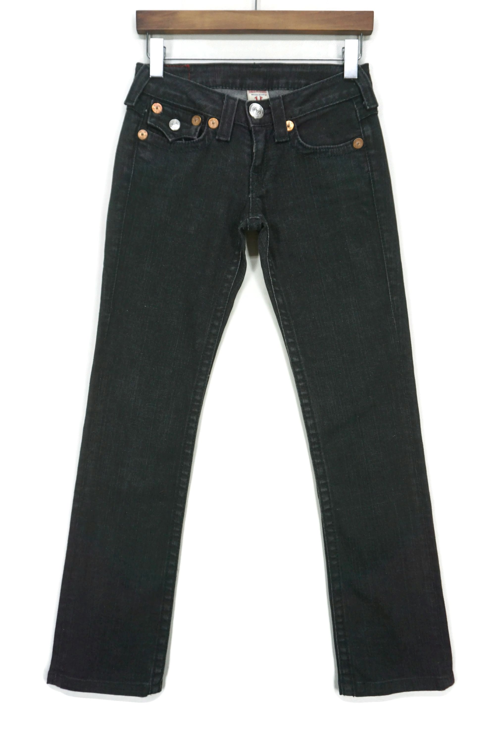 True Religion Billy Big T Jeans fit W27xL30 Low-Rise Denim Made in USA Size 26" / US 2 / IT 38 - 2 Thumbnail