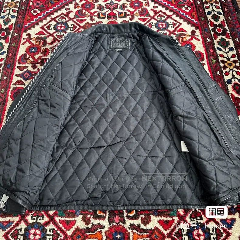 Neighborhood Neighborhood Black Soul Leather Jacket M size Size US M / EU 48-50 / 2 - 4 Thumbnail