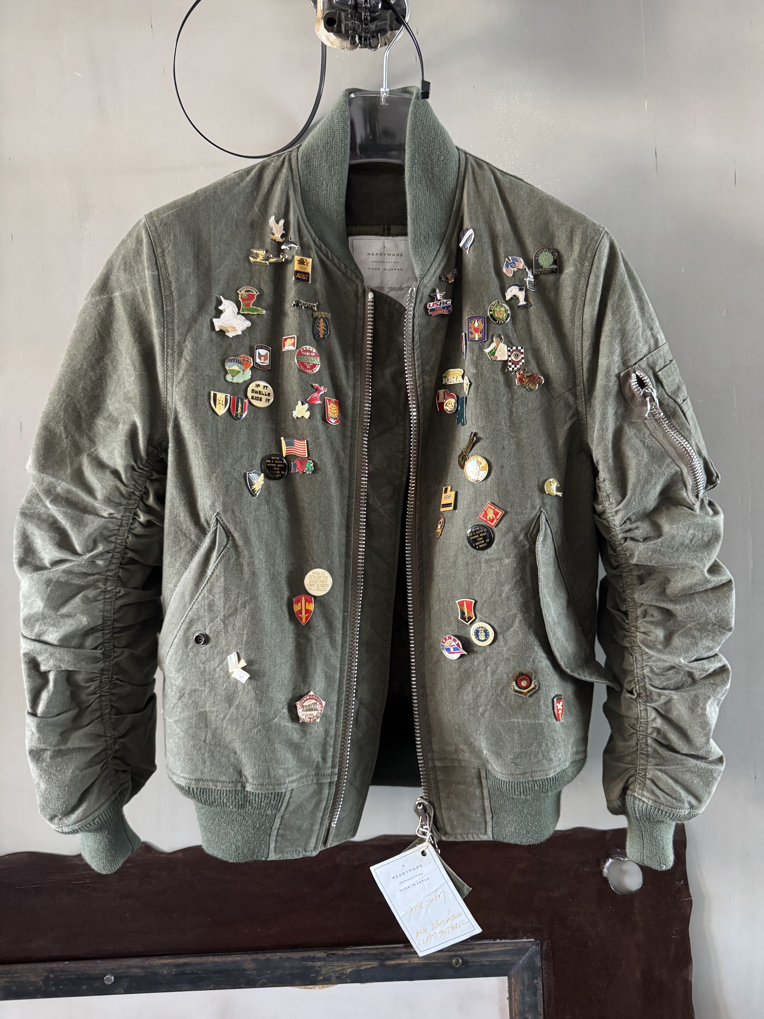 READYMADE JUBILEE PIN JESSE BOMBER JACKET BY RM Size US M / EU 48-50 / 2 - 6 Thumbnail