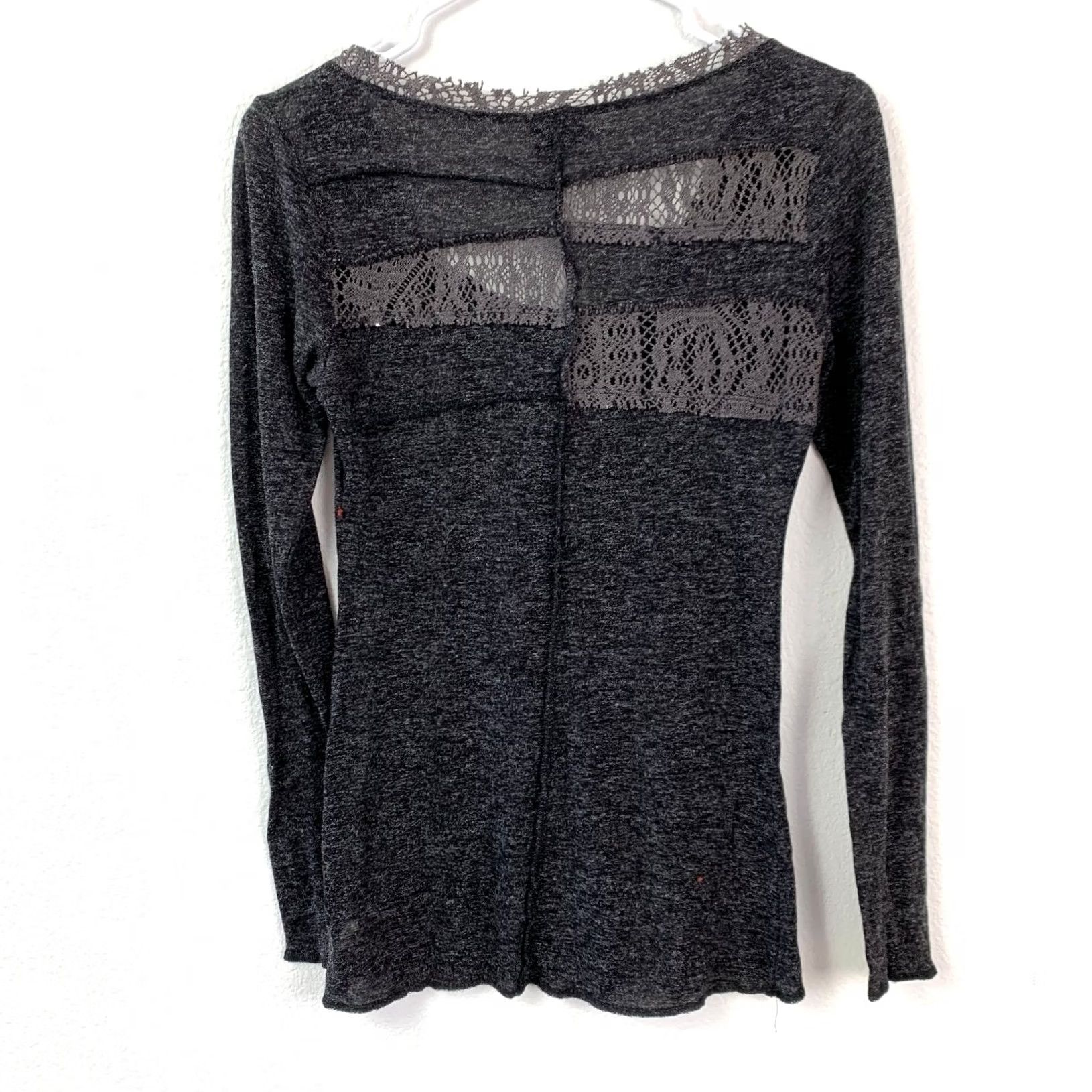 Vintage VINTAGE Daytrip Shirt Women's S Grey Lace Y2K Bella Swan Top Size S / US 4 / IT 40 - 5 Thumbnail