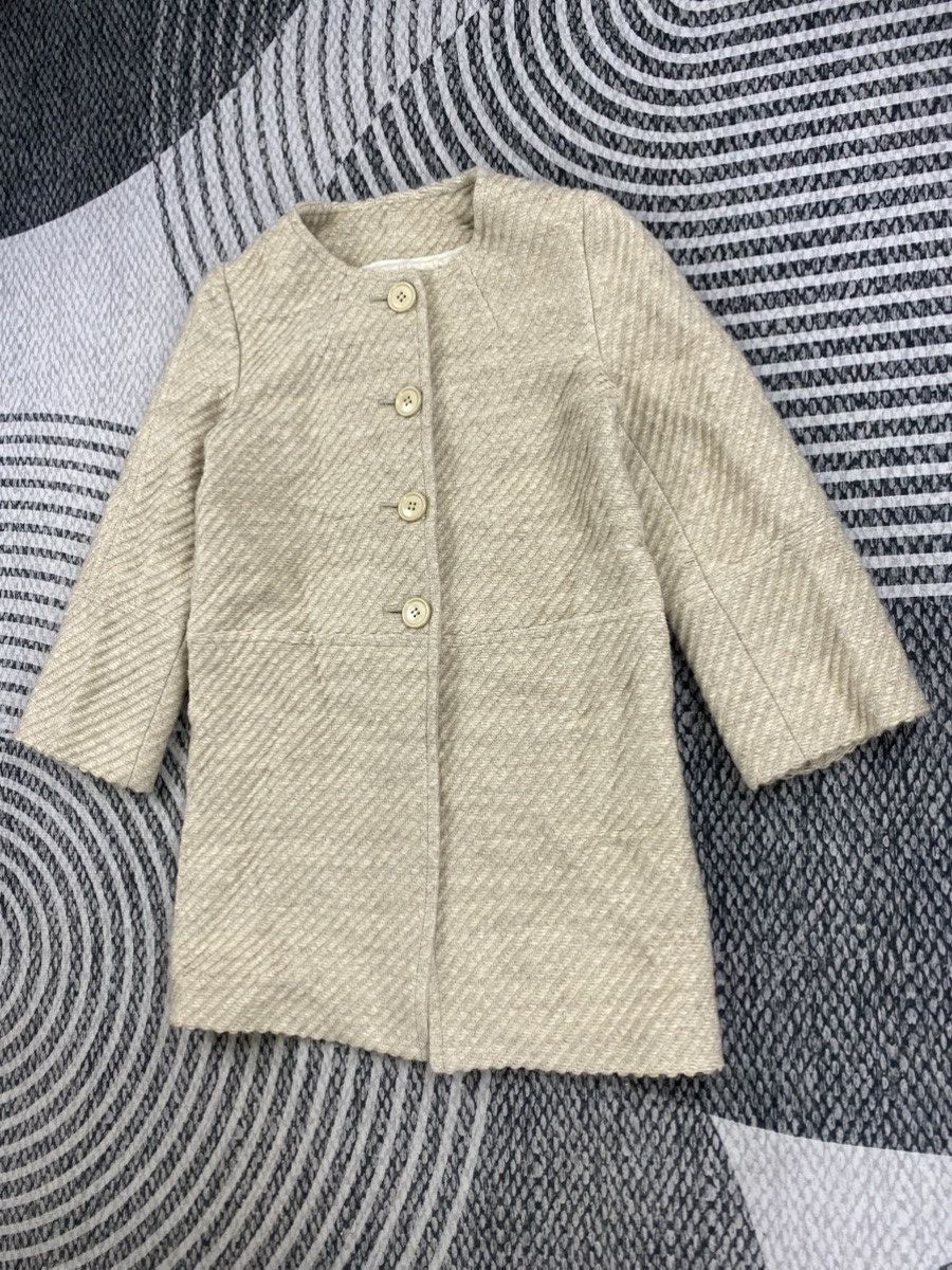 Yohji Yamamoto 1992 Yohji Yamamoto Ined Casual Tweed Button Knit Jacket Size S / US 4 / IT 40 - 4 Thumbnail