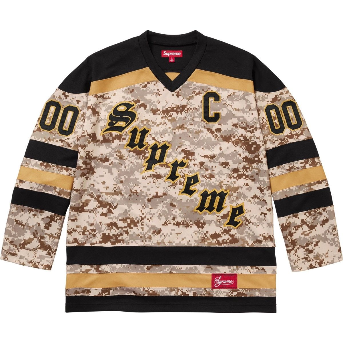 Supreme Supreme Hockey Jersey Blue Desert Camo FW14 | Grailed