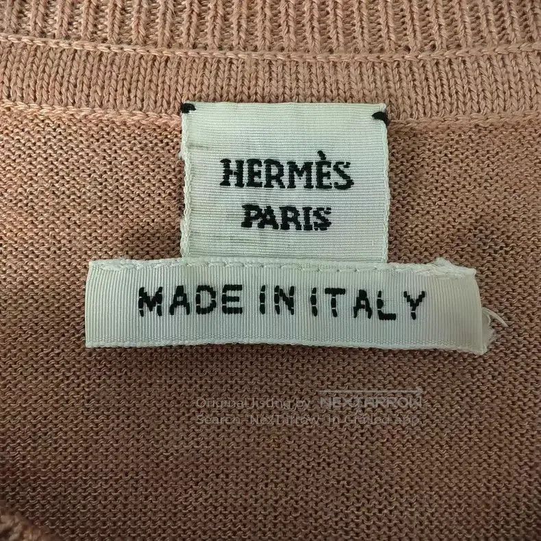 Hermes Hermes Mulberry Silk Rope Patterned Cashmere Long Sleeve K Size XS / US 0-2 / IT 36-38 - 3 Thumbnail