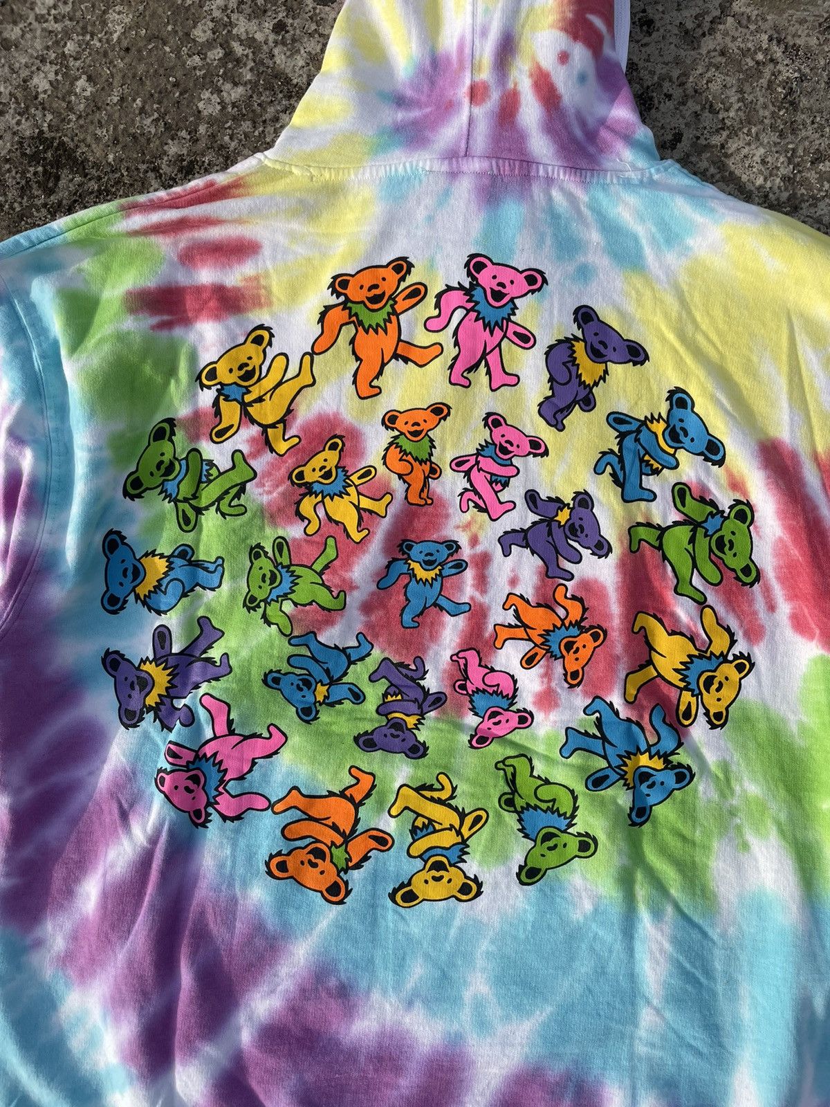 Grateful Dead GRATEFUL DEAD TIE DYE HOODIE Size US L / EU 52-54 / 3 - 3 Thumbnail