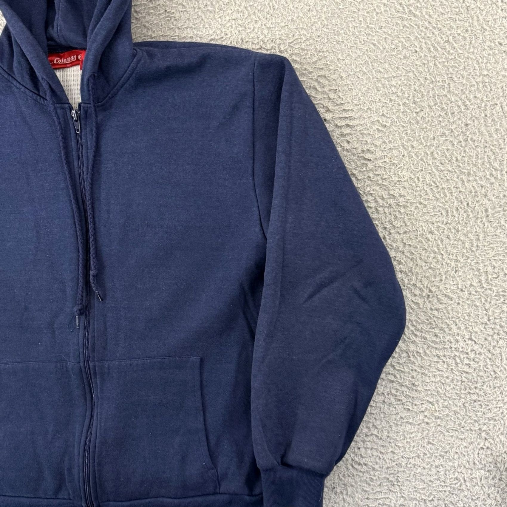 Vintage VINTAGE Coleman Thermal Lined Sweatshirt Mens Medium Blue Zip Up 90s Hoodie Size US L / EU 52-54 / 3 - 5 Thumbnail