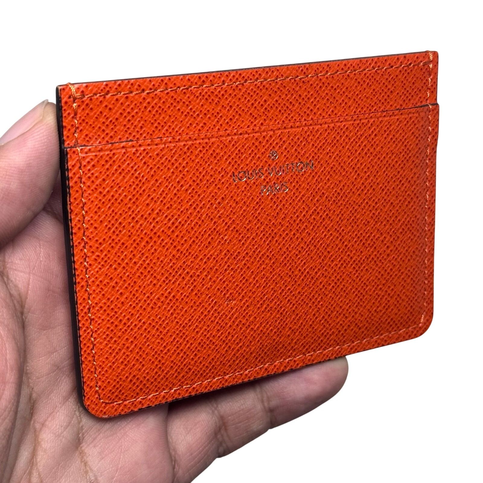 Louis Vuitton Louis Vuitton Orange Cardholder Wallet Size ONE SIZE - 6 Thumbnail