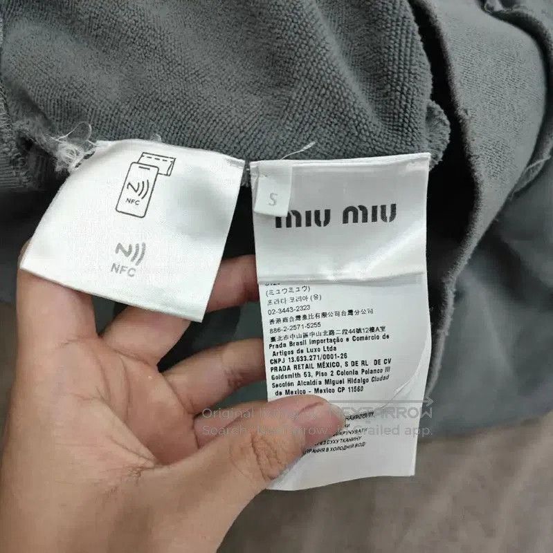 Miu Miu Miu Miu Gray Sweatshirt for Women . Size S / US 4 / IT 40 - 4 Thumbnail
