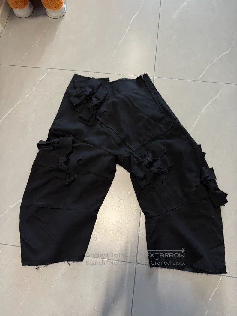 Comme des Garcons Comme Des Garcons size M Bow Wide-Leg Pants Size 24" / US 00 / IT 34 - 2 Thumbnail