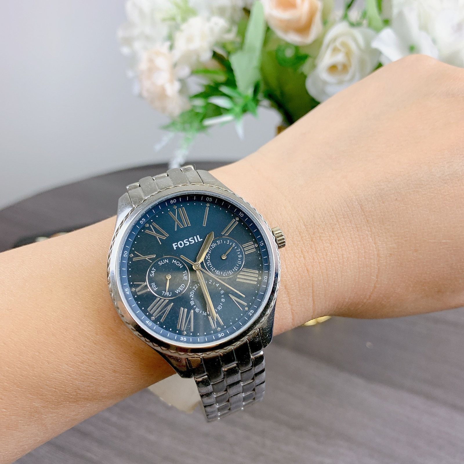 Fossil Fossil BQ3575 Redding Multifunction Stainless Steel Watch Size ONE SIZE - 1 Thumbnail