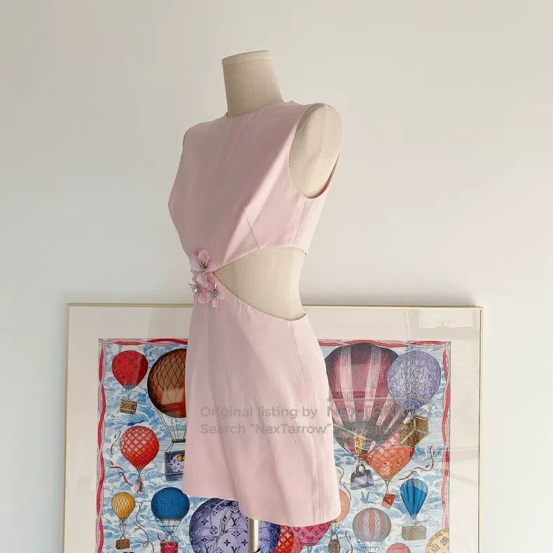 Valentino Valentino Flower openwork dress Size M / US 6-8 / IT 42-44 - 3 Thumbnail
