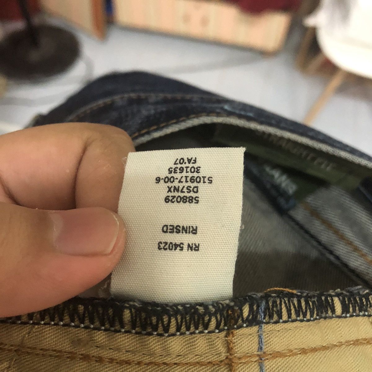 Gap DL Gap Blue Denim Pants #C296 Size US 34 / EU 50 - 22 Thumbnail