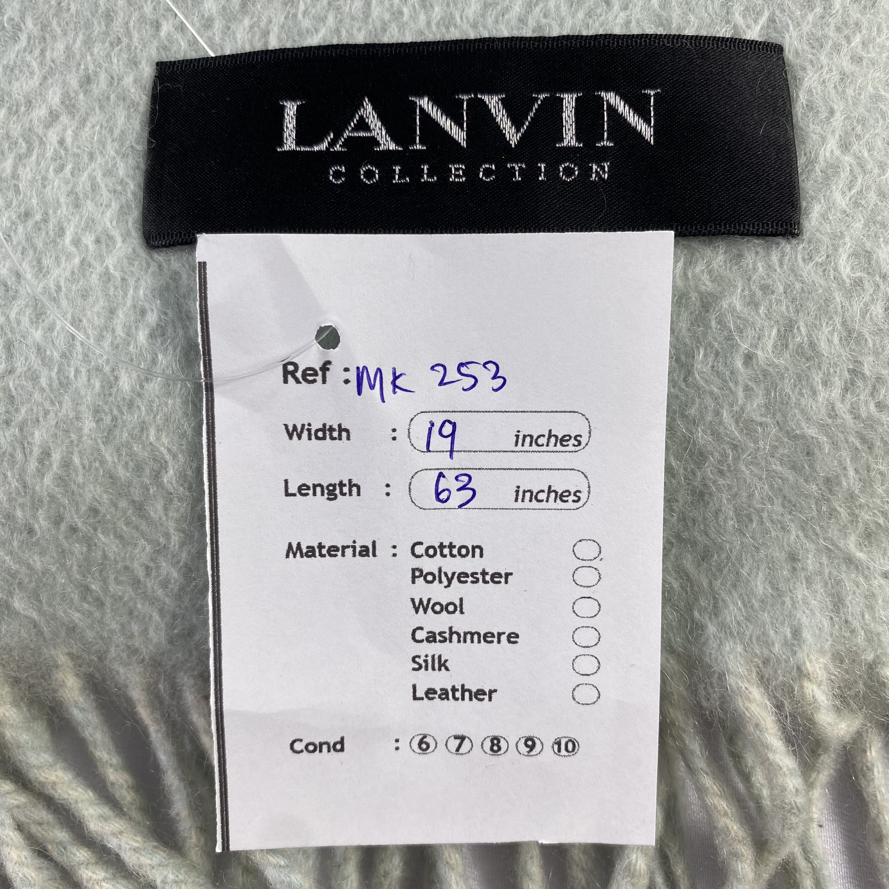 Lanvin Lanvin Scarf / Muffler / Neckwear Size ONE SIZE - 6 Thumbnail