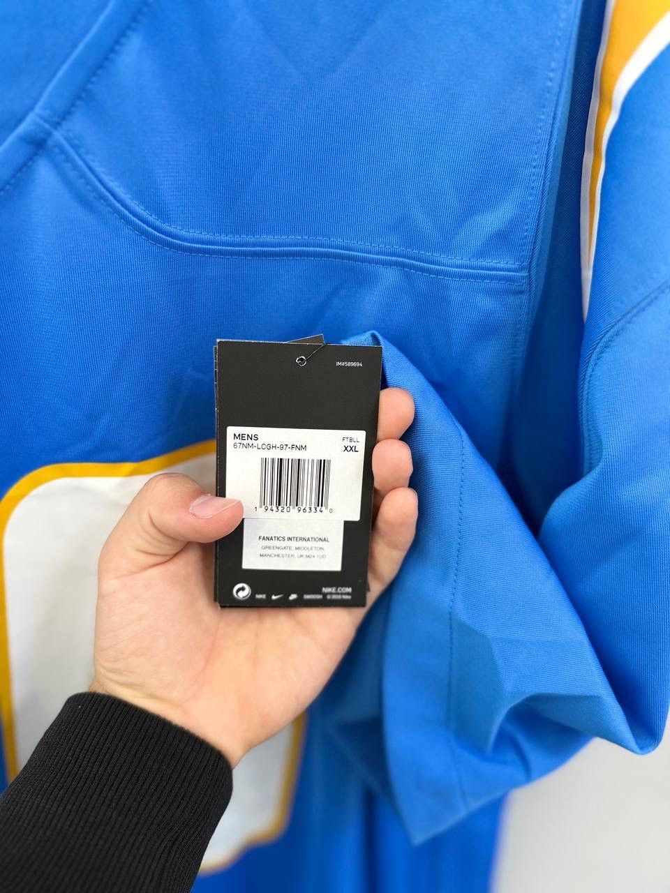 NFL Nike LA Chargers Justin Herbert Game Jersey Size US XXL / EU 58 / 5 - 8 Thumbnail