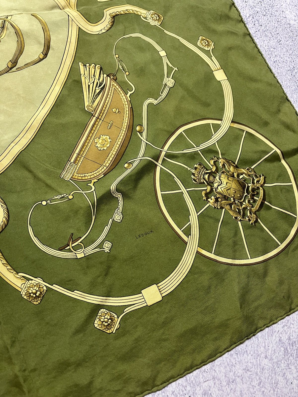 Hermes Vintage 90’s Hermes Springs Silk Scarf Philippe LeDoux Rare Size ONE SIZE - 5 Thumbnail