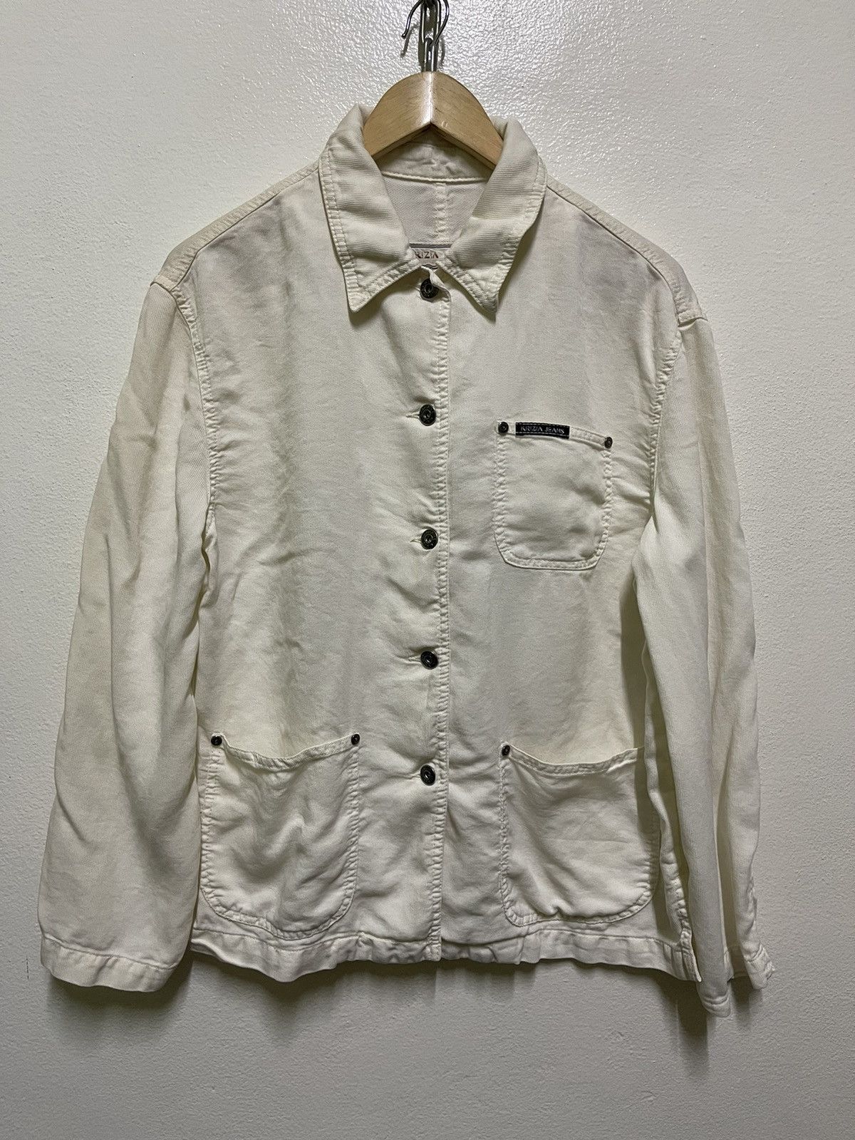 Krizia Uomo Krizia Jeans Jacket Size US S / EU 44-46 / 1 - 1 Thumbnail