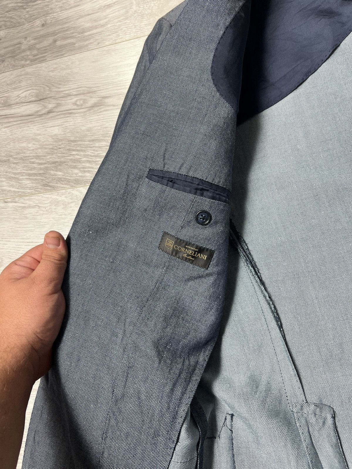 Corneliani Corneliani Mantua Cupro 100 Blazer Jacket 2 Button Size 50R Size 40R - 14 Thumbnail