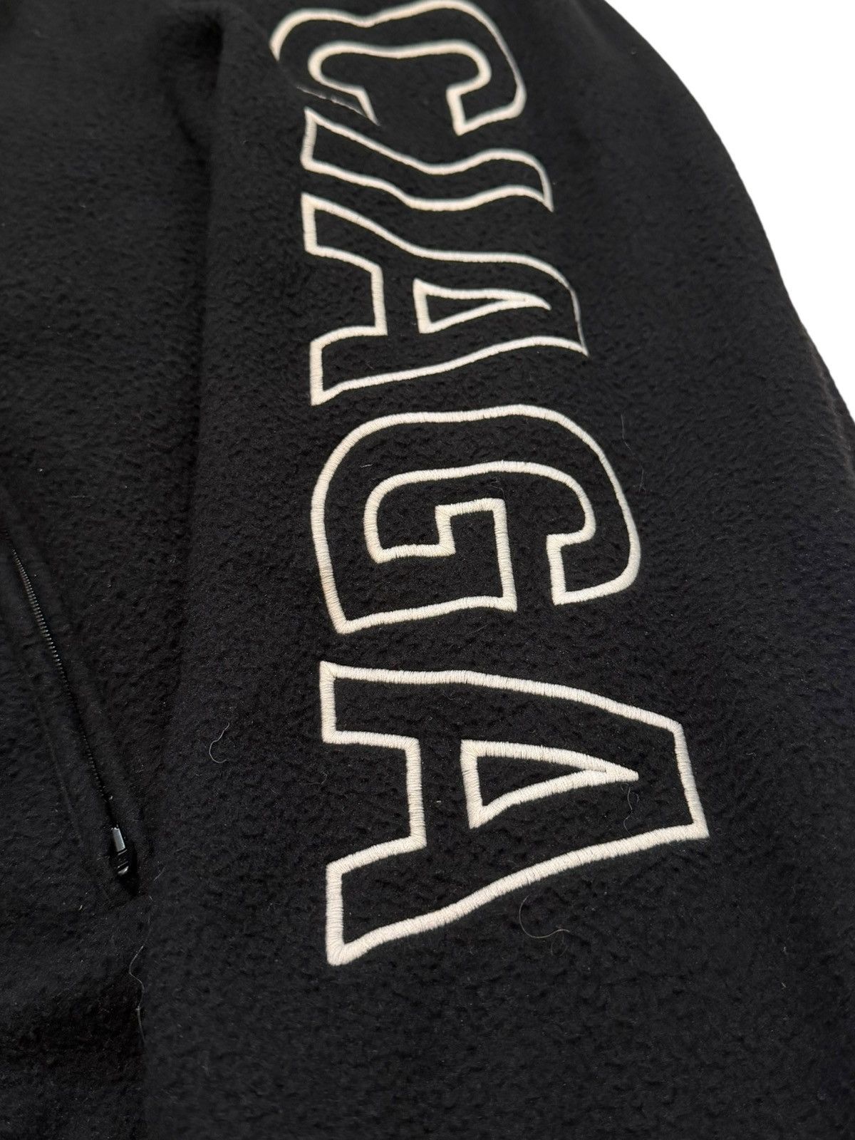 Balenciaga 2023 Fleece Oversized Letter Logo Track Jacket Embroidered Size US M / EU 48-50 / 2 - 6 Thumbnail