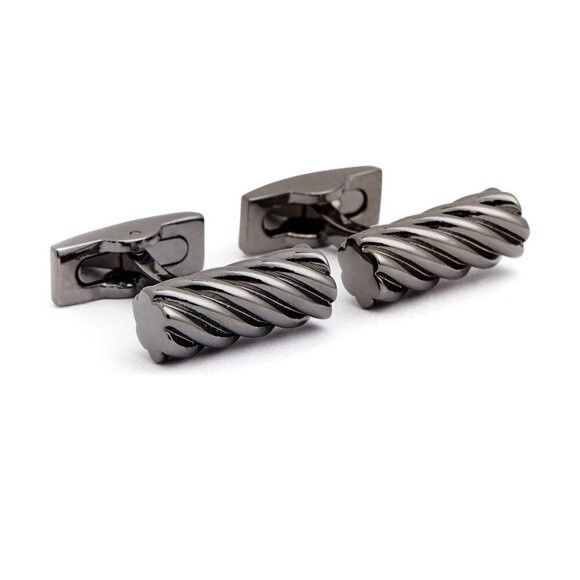 Hickey Freeman Hickey Freeman Mens Black Metal Twisted Barrel Bullet Black Size ONE SIZE - 1 Thumbnail