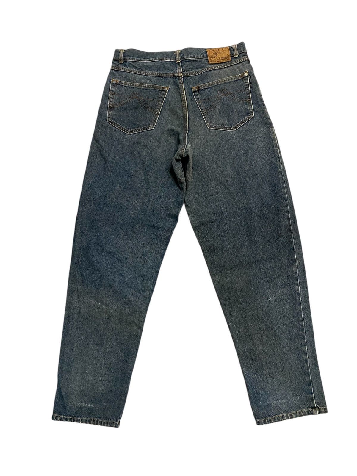 Kenzo Vintag Kenzo Jeans Distress Denim Jeans Size US 31 - 1 Thumbnail