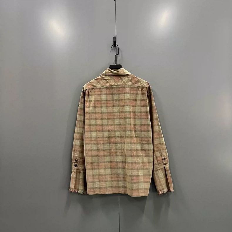 Greg Lauren GREG LAUREN Contrasting plaid long sleeve shirt 2504-Nextar Size US XL / EU 56 / 4 - 2 Thumbnail