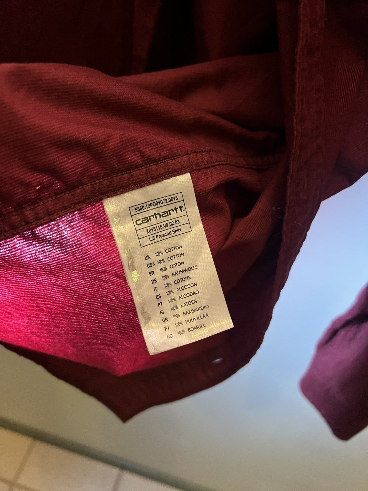 Carhartt offers🤝/ Carhartt Velvet Shirt 🔥 Size US S / EU 44-46 / 1 - 5 Thumbnail