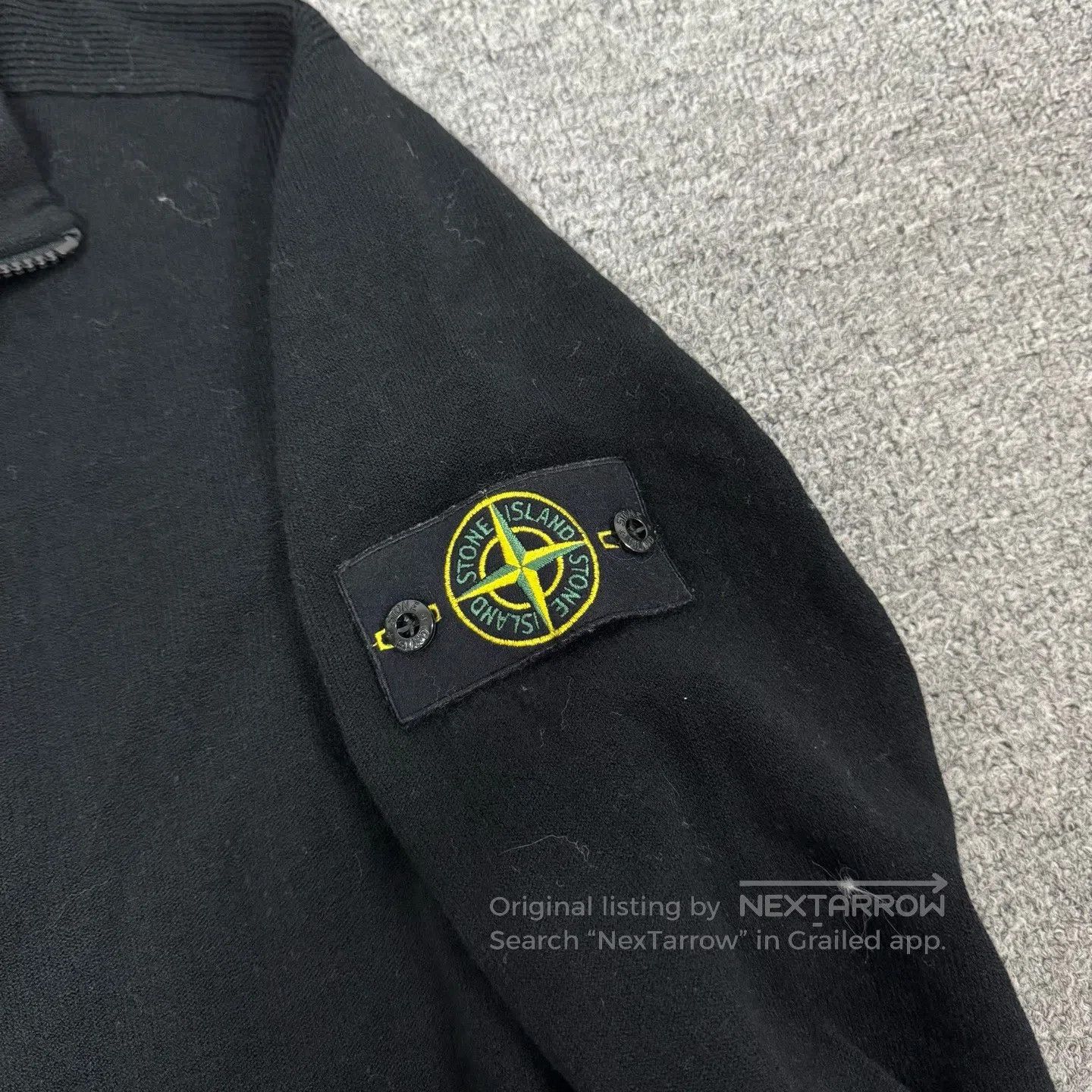Stone Island STONE ISLAND Armhole logo; wool; zipper jacket| Size US L / EU 52-54 / 3 - 4 Thumbnail