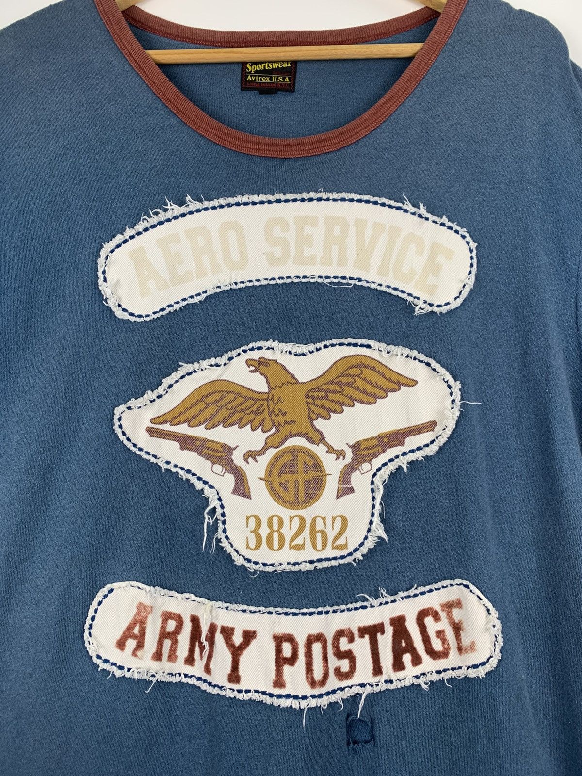 Avirex Vintage Avirex USA T-Shirt Size US XL / EU 56 / 4 - 7 Thumbnail