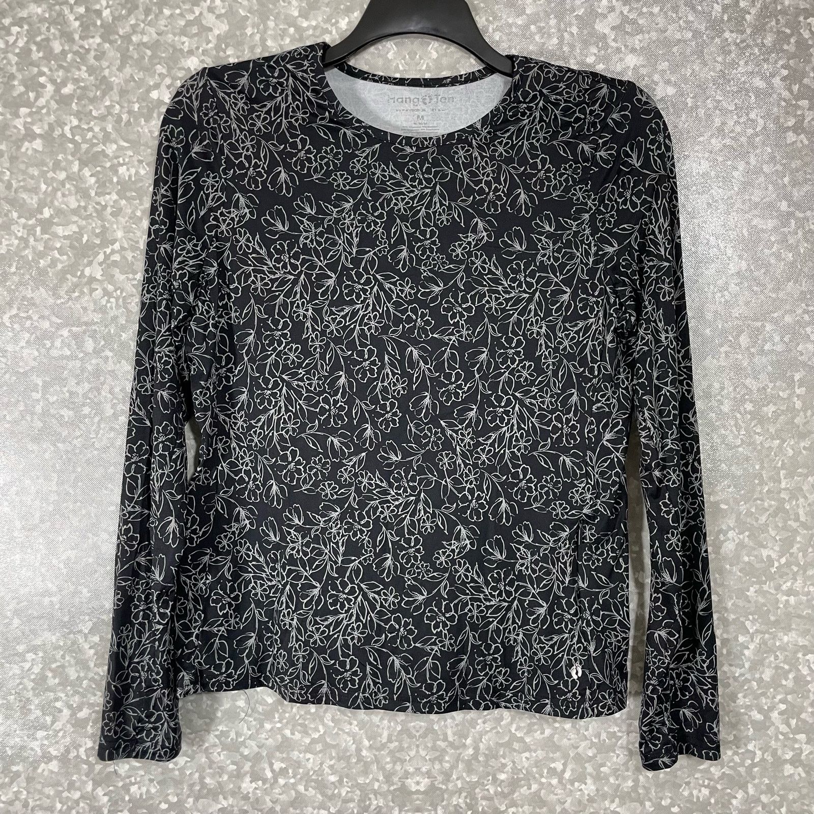 Hang Ten Hang Ten Black Quick-Dry UPF 50+ Top - Medium - Gorpcore Size M / US 6-8 / IT 42-44 - 2 Thumbnail