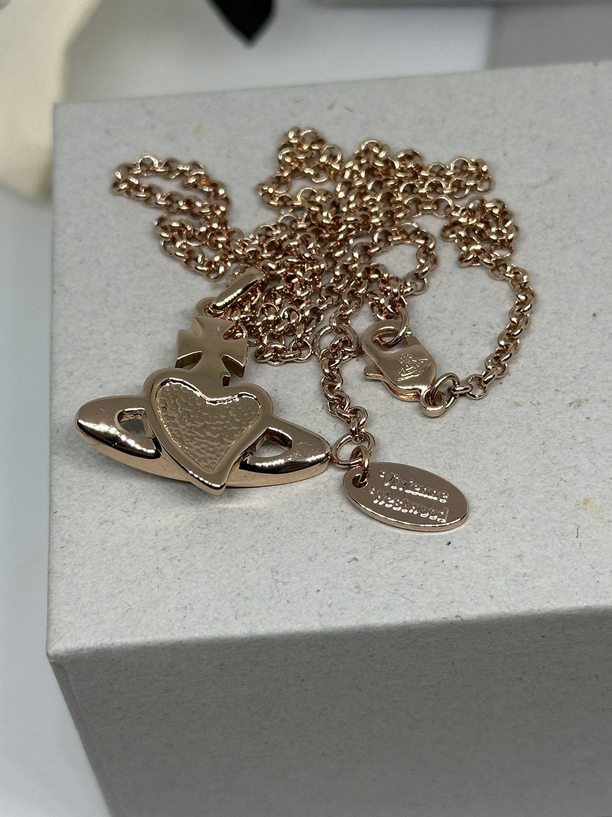 Vivienne Westwood Vivienne Westwood Reverse Heart Pendant Size ONE SIZE - 3 Thumbnail