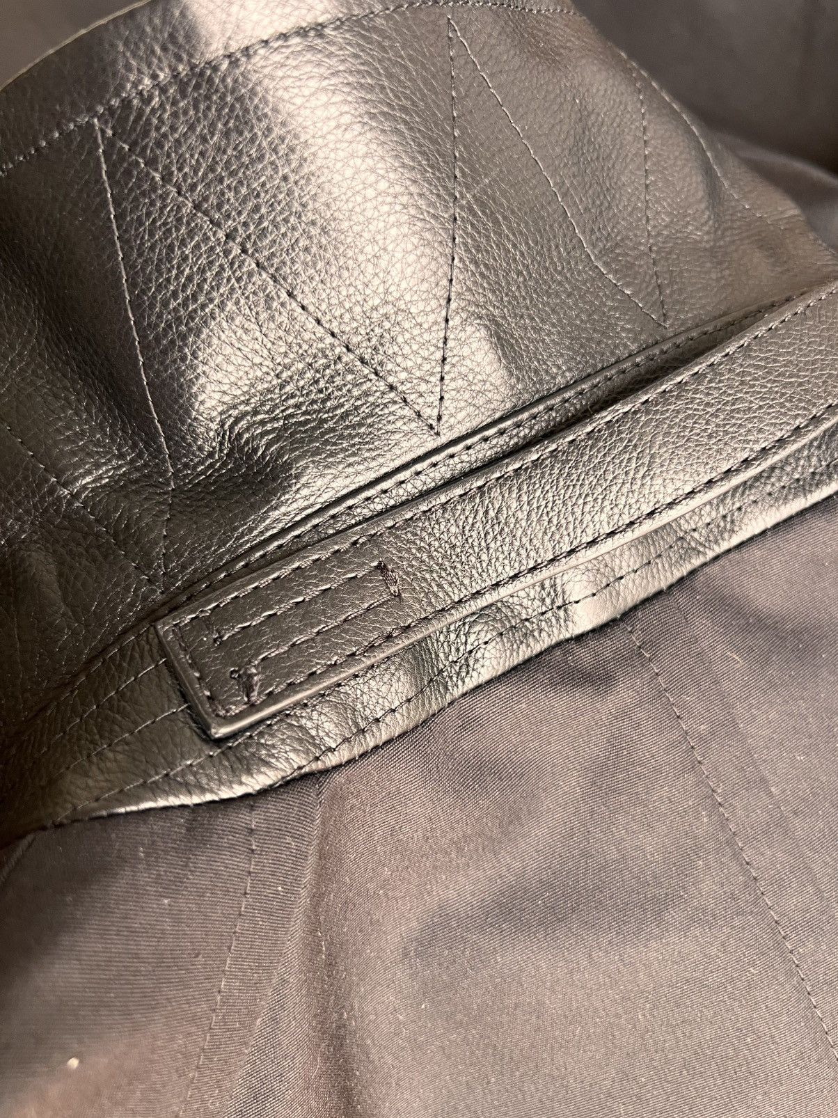 Tom Ford 48 / L Tom Ford Leather Outerwear Trench Coat Black tailor Size US M / EU 48-50 / 2 - 7 Thumbnail