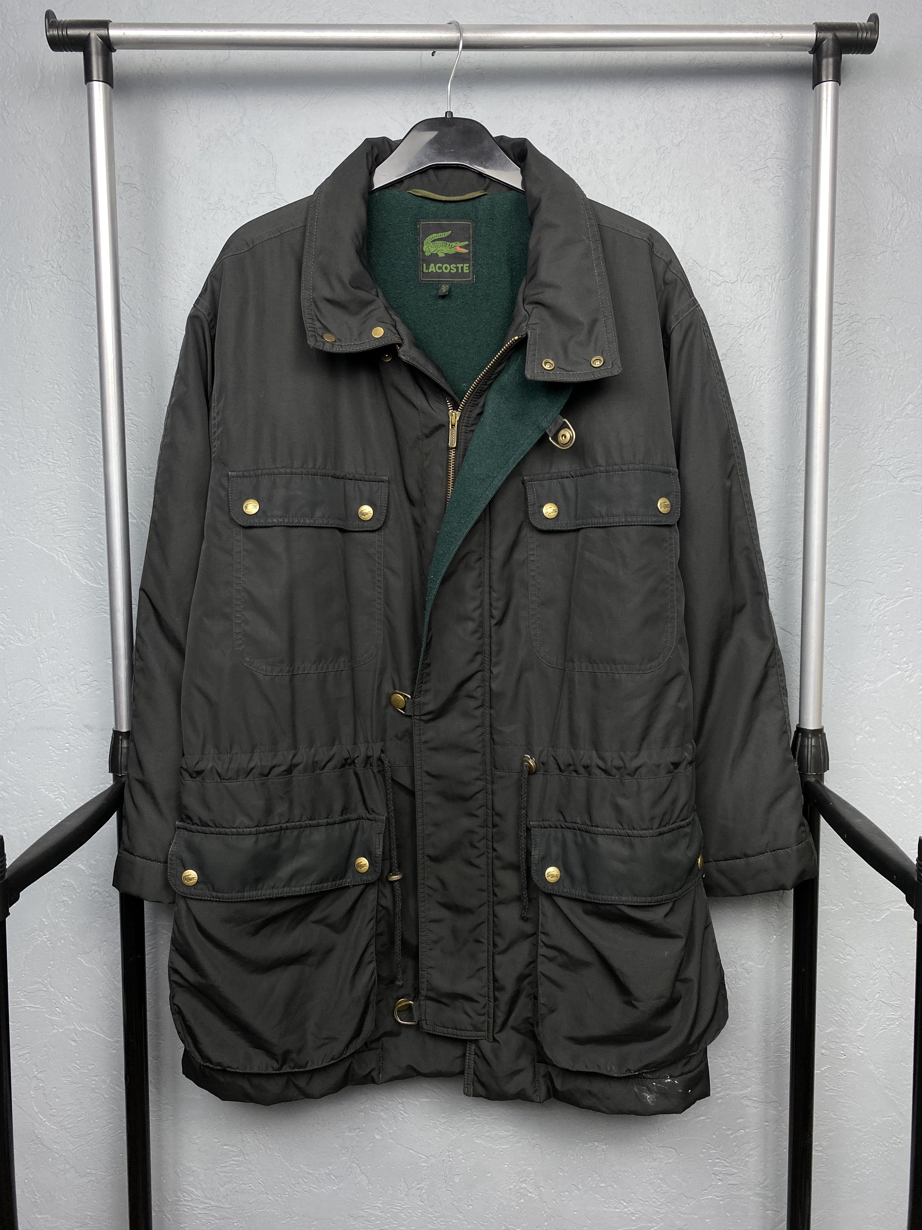 Lacoste Lacoste 90s Vintage Mens Classic Jacket Made in France Size US L / EU 52-54 / 3 - 1 Thumbnail