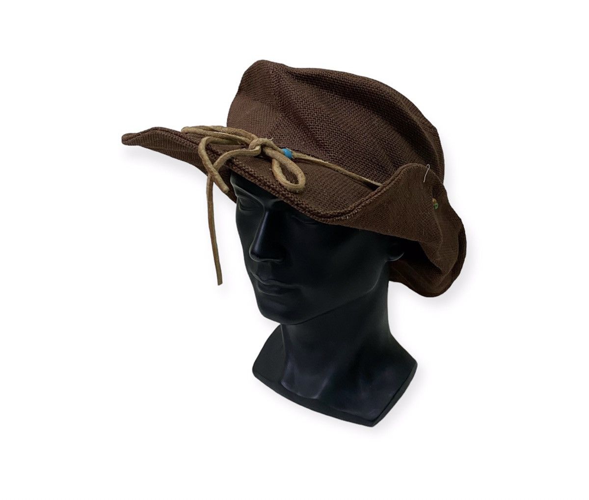 image of Milsa Plain Bucket Hat in Brown, Men's