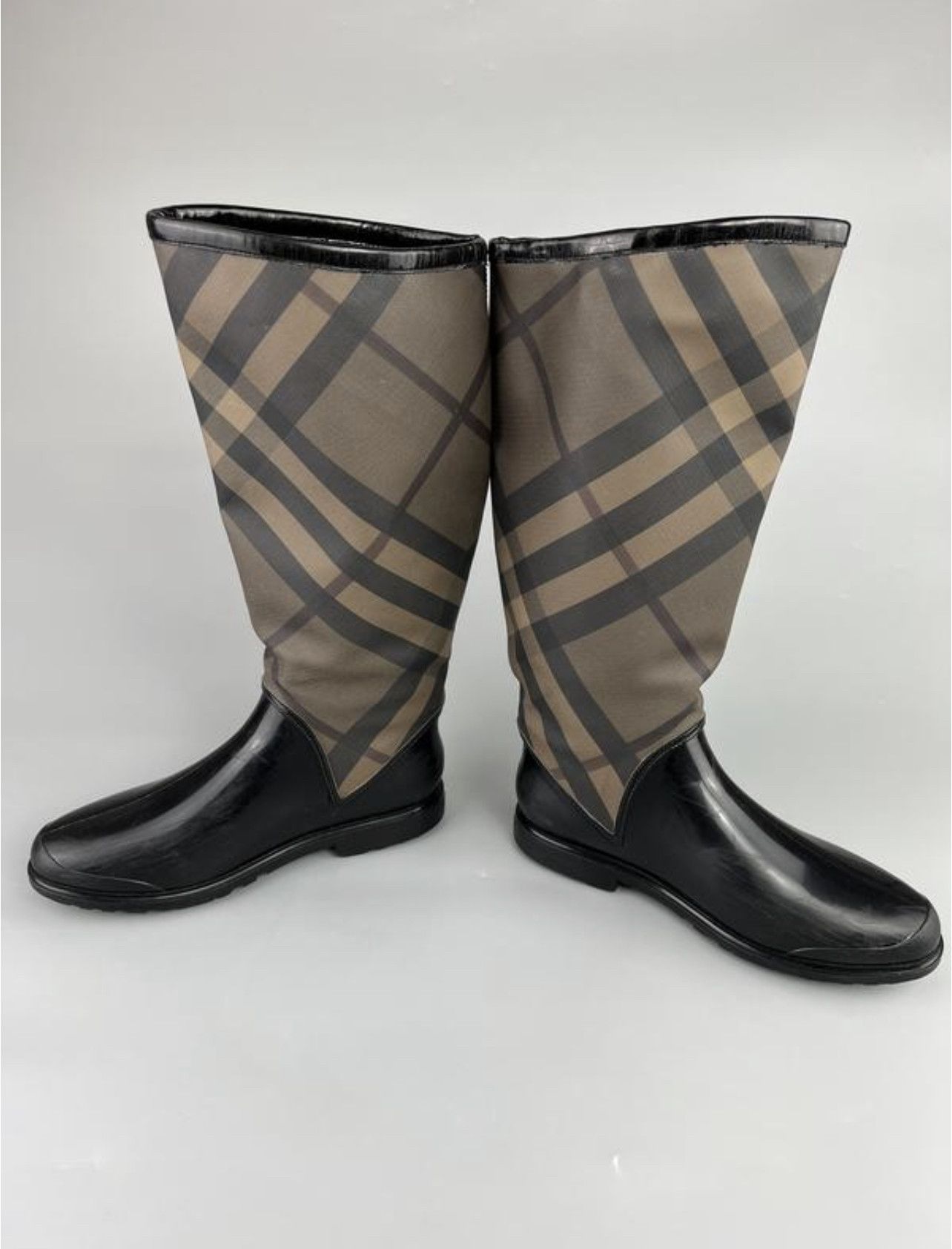 Burberry Burberry Check Rubber Boots Size EU39 UK6 Made in Italy Size US 8 / IT 38 - 4 Thumbnail