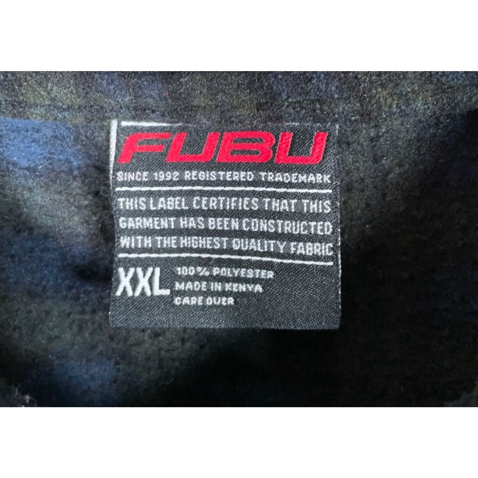 Fubu VINTAGE FUBU 1/4 Zip Fleece Pullover Jacket Mens 2XL Dark Blue Green Plaid Oversized 90s Retro Casual Size US XXL / EU 58 / 5 - 3 Thumbnail