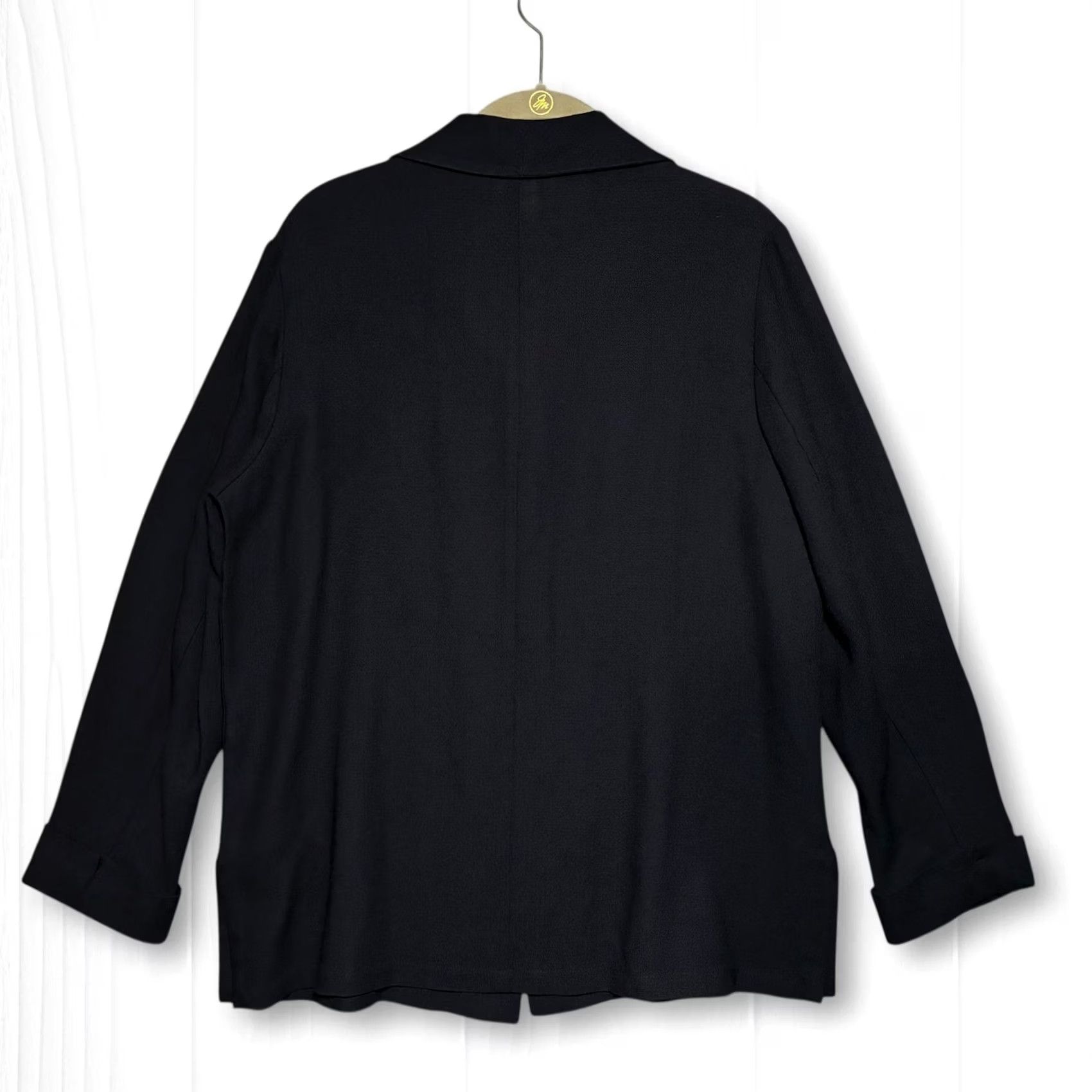 Talbots EUC VTG Talbots Petites Light Weight Blazer Jacket Womens 12 Navy Blue USA Size XL / US 12-14 / IT 48-50 - 2 Thumbnail