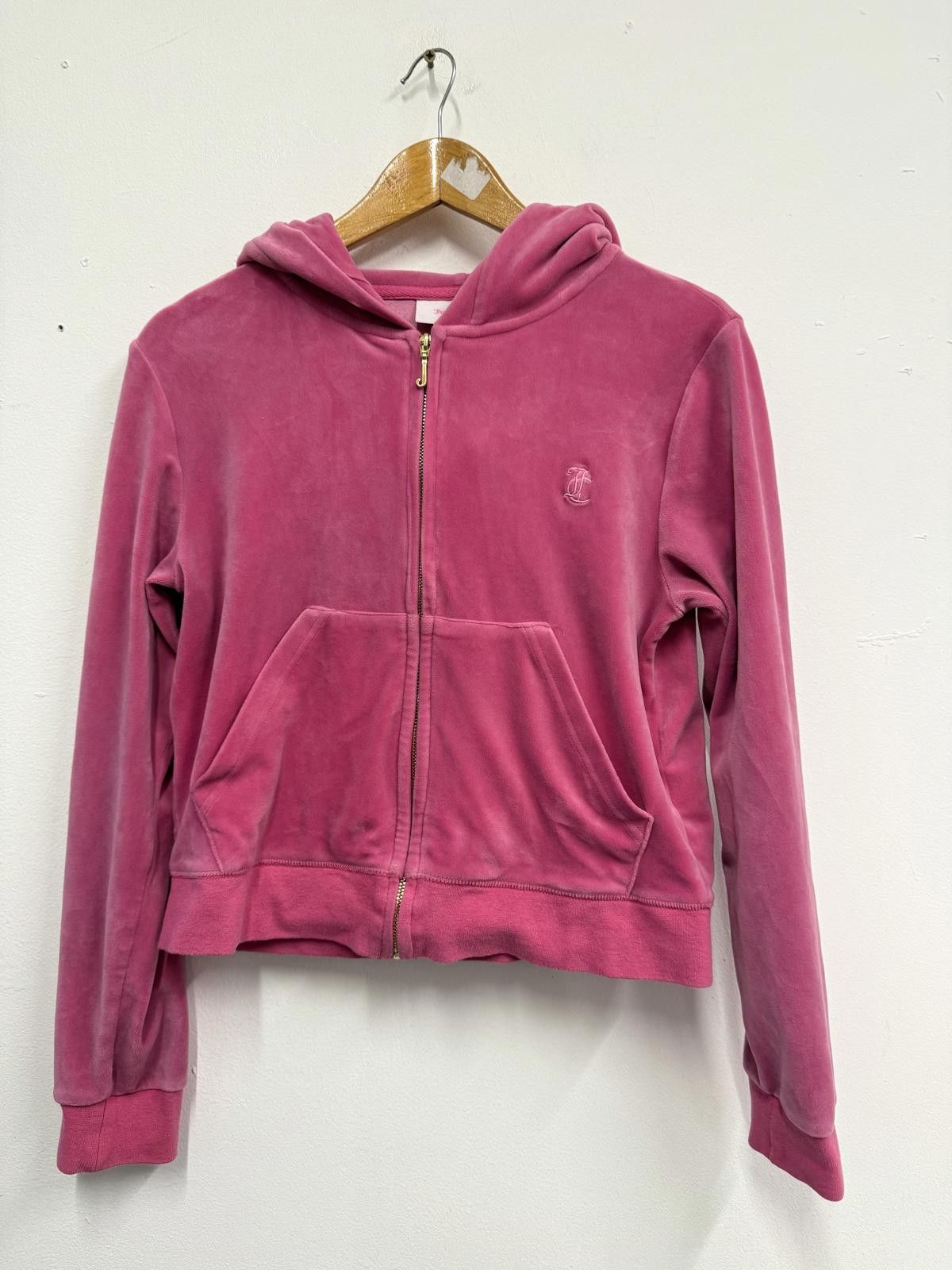 Juicy Couture Jeans Juicy Couture Sport Pink Velour Zip-Up Hoodie Jacket Medium Size M / US 6-8 / IT 42-44 - 1 Thumbnail