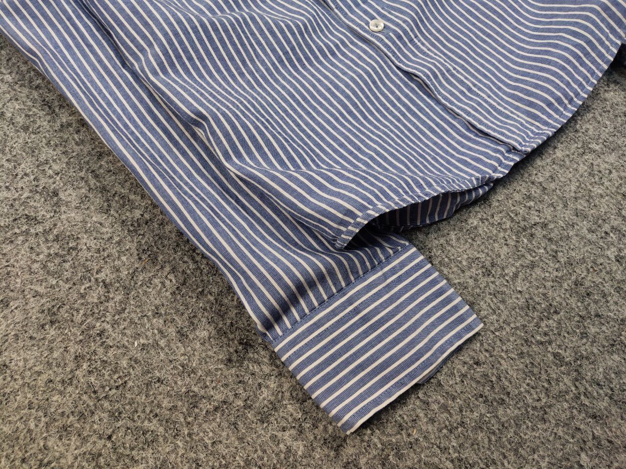 Moschino Moschino Design Casual Striped Minimalist Logo Button Shirt Size US M / EU 48-50 / 2 - 6 Thumbnail