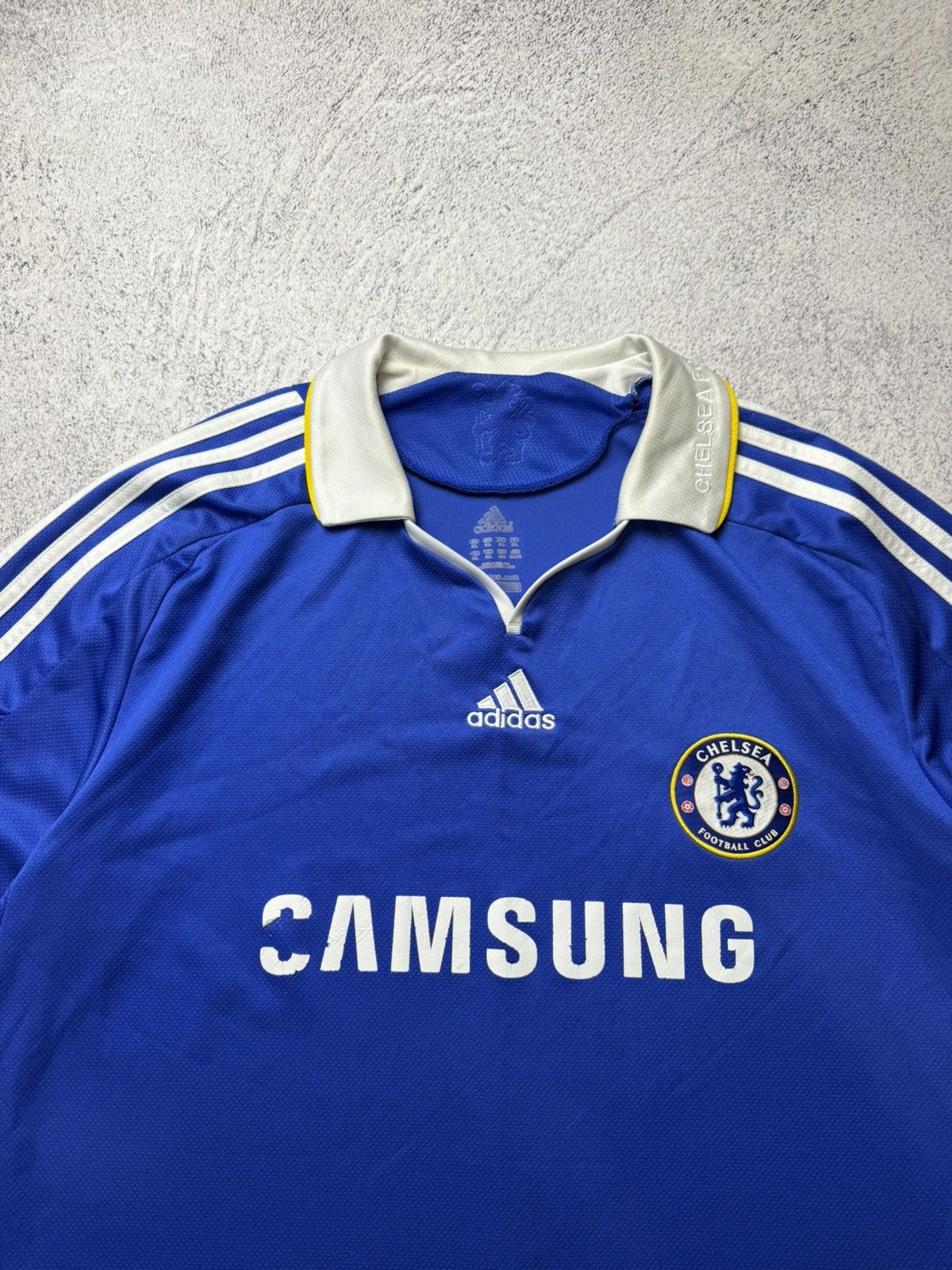 Adidas Chelsea Adidas Jersey Used Blue Men's Champions League Size US XL / EU 56 / 4 - 7 Thumbnail