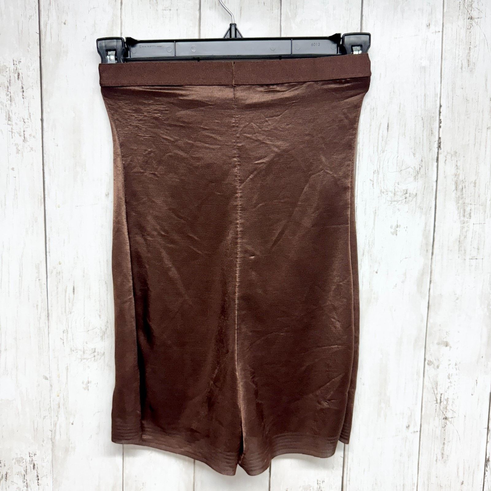 SKIMS Skims Shapewear Medium Brown Metallic Shorts Slimming Size ONE SIZE - 4 Thumbnail