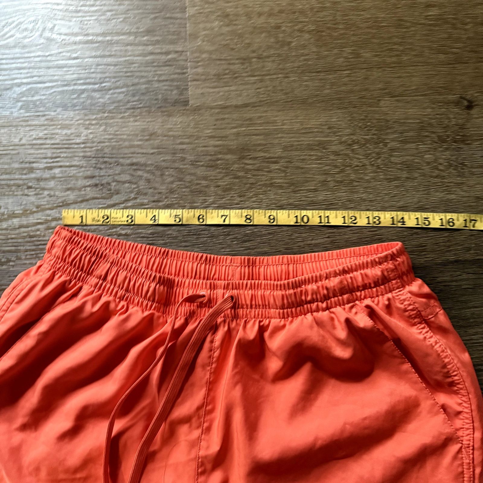 Nike Orange Elastic Waist Nike Althetic Shorts Size US 32 / EU 48 - 2 Thumbnail