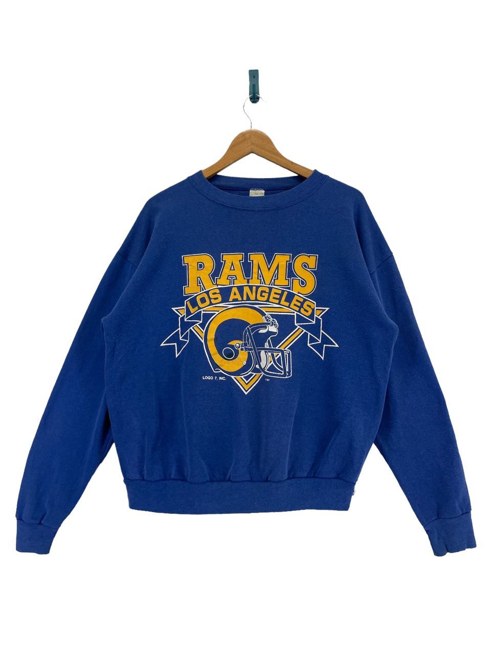Vintage RAMS Los Angeles Logo 7 Big Logo Sweatshirt