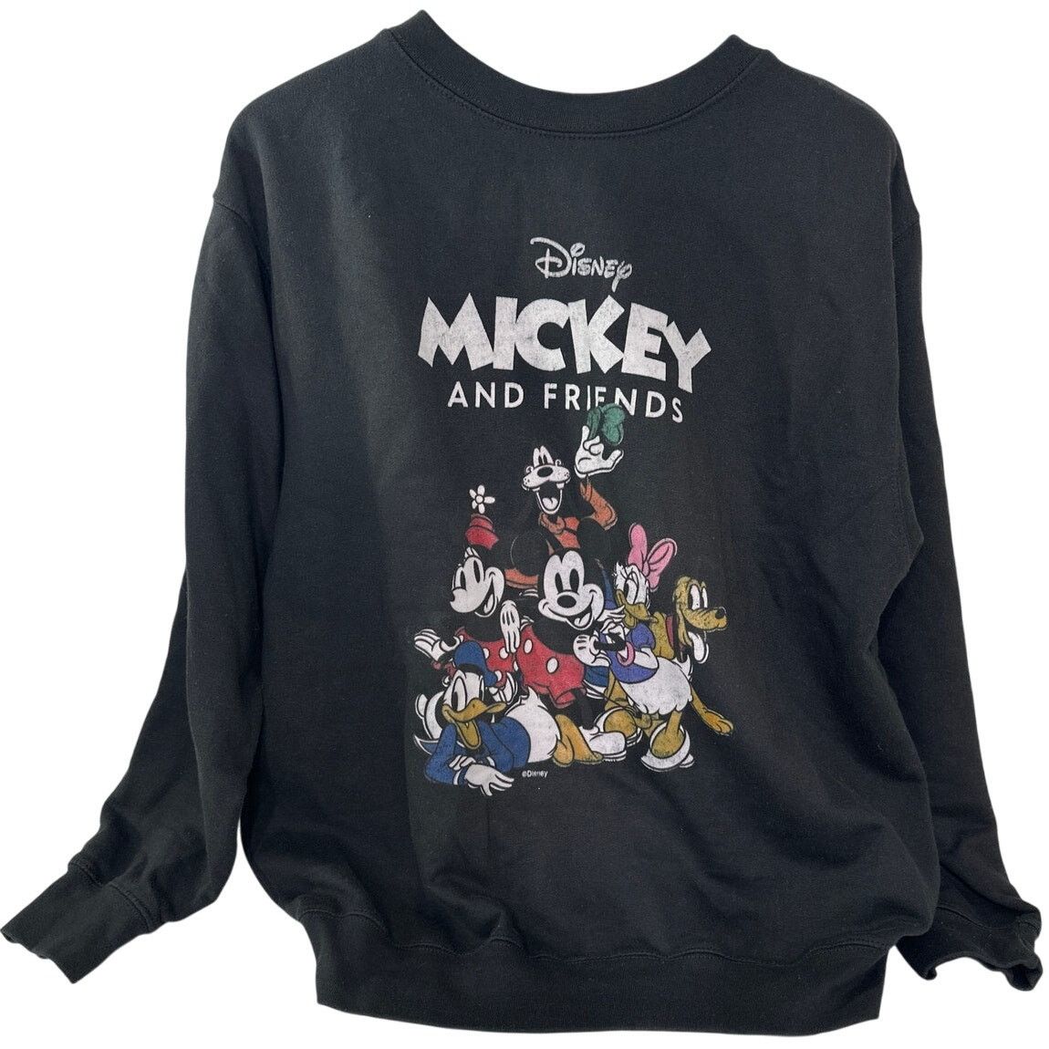 Disney Disney Mickey Friends Zuni Black Oversized Sweatshirt Large Size L / US 10 / IT 46 - 1 Thumbnail