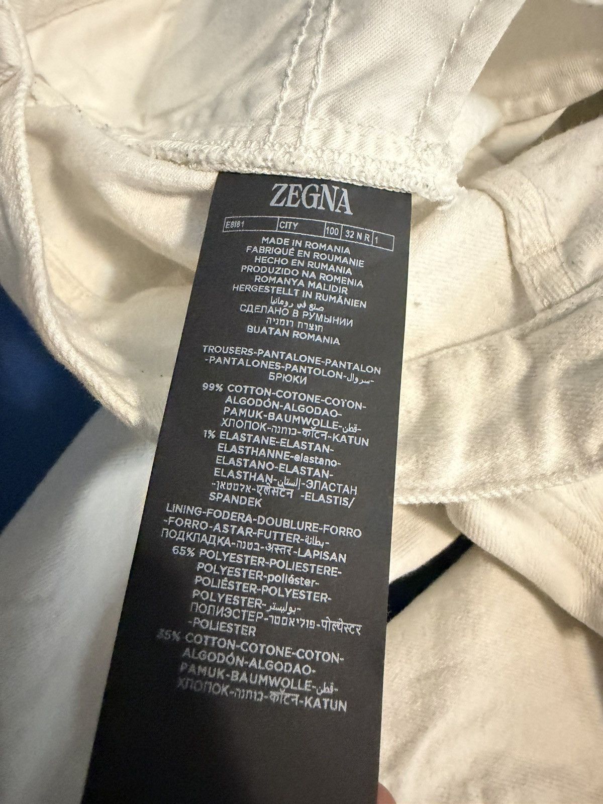Ermenegildo Zegna White zegna pants Size US 32 / EU 48 - 15 Thumbnail
