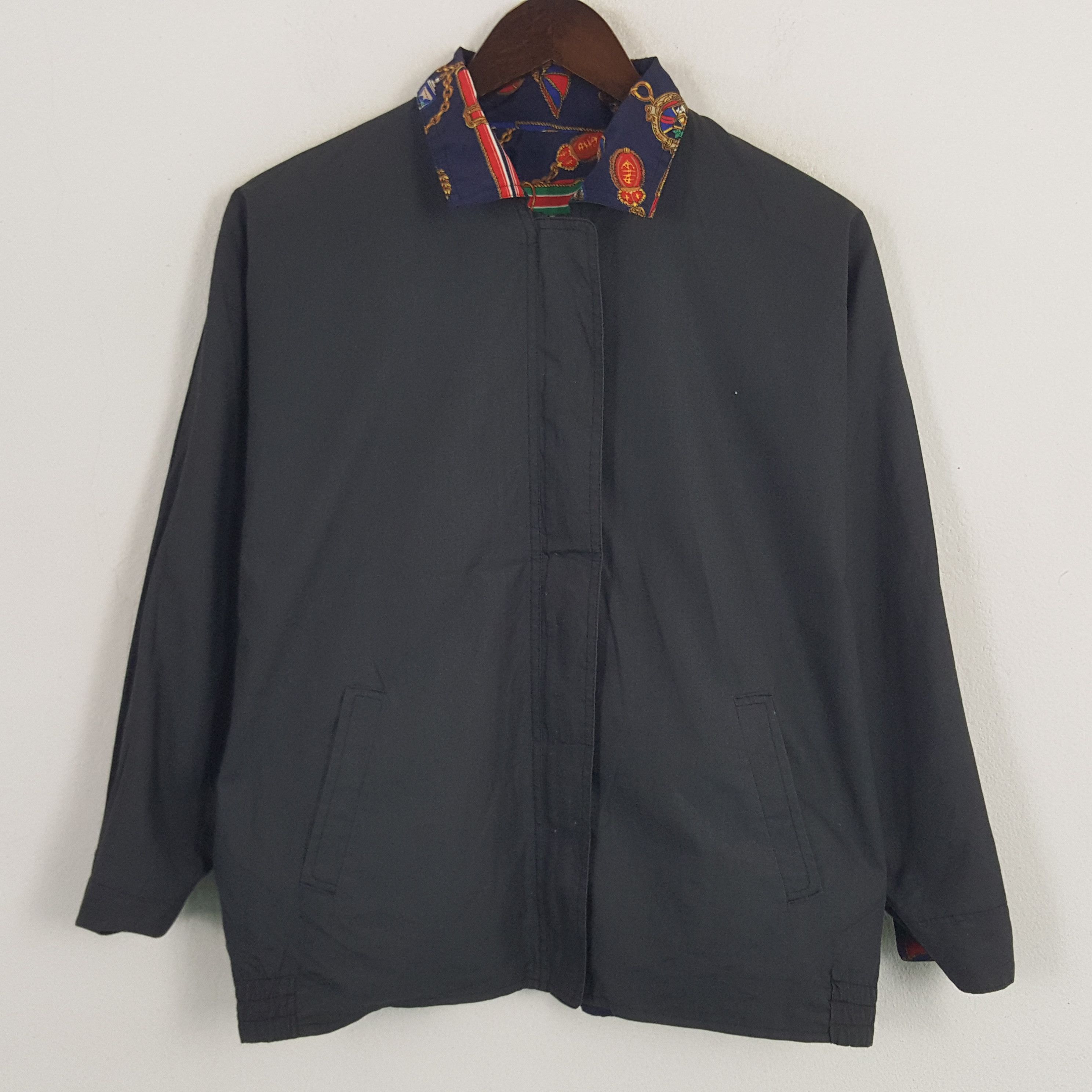 Designer × Vintage Vintage Designer Reversible Bomber Jacket Size L / US 10 / IT 46 - 4 Thumbnail