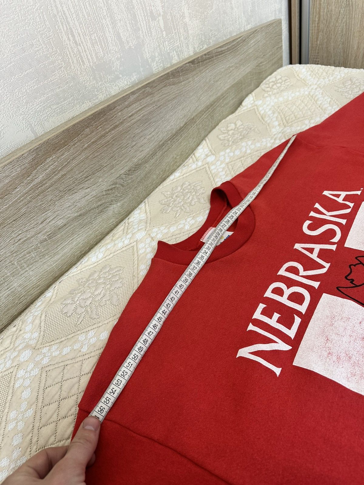 NCAA 🔥 Nebraska Cornhuskers NFL NCAA Vintage Sweatshirt Football Size US XL / EU 56 / 4 - 9 Thumbnail