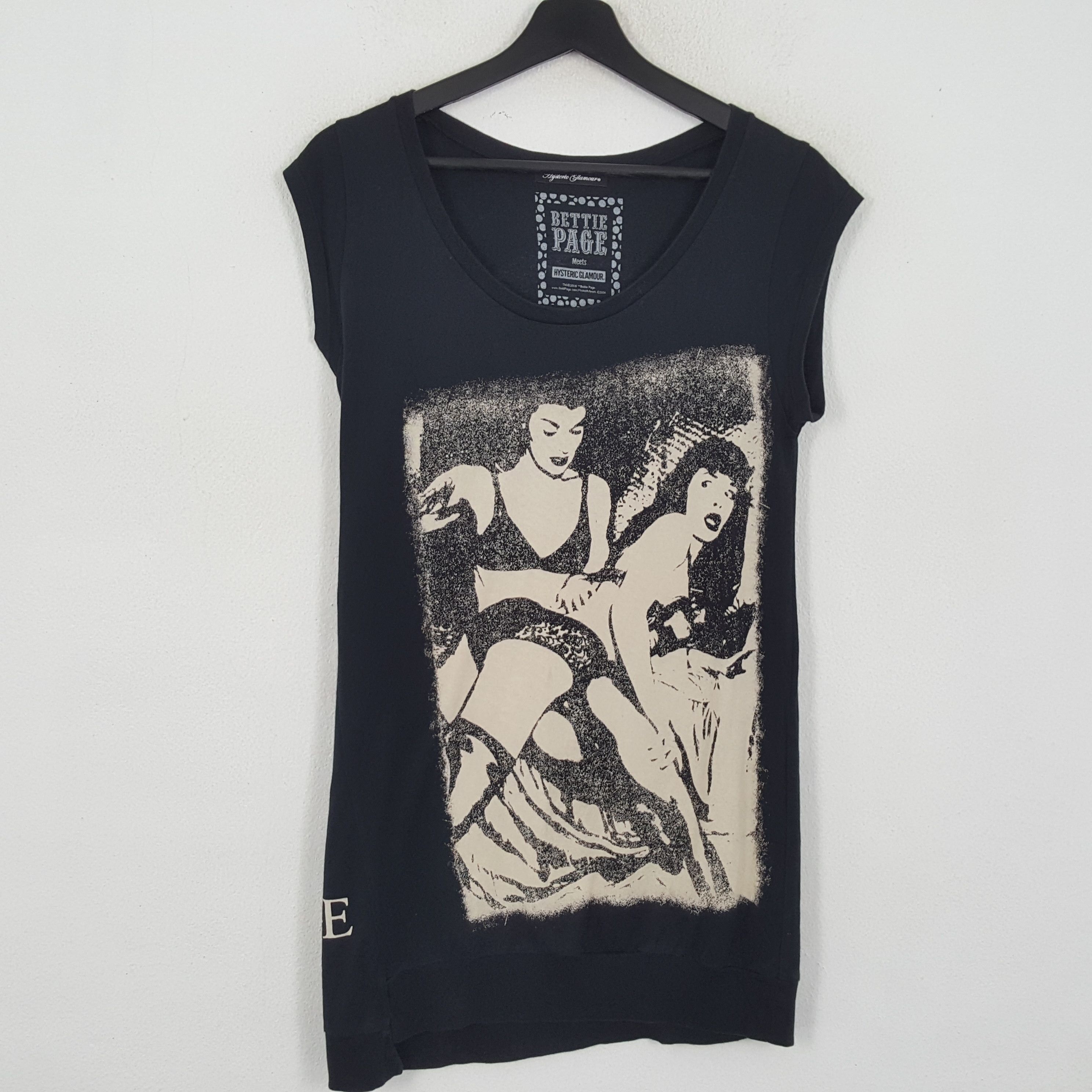 Hysteric Glamour × Japanese Brand × Vintage HYSTERIC GLAMOUR Japanese Brand Custom Art Tank Tops Tshirt Size XS / US 0-2 / IT 36-38 - 1 Thumbnail