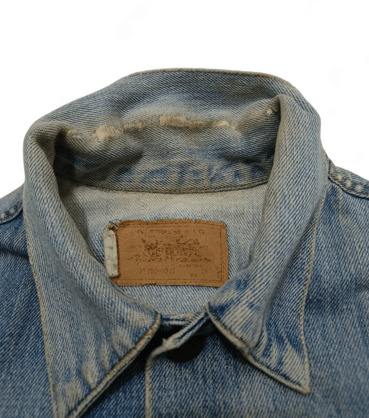 Levi's Vintage 70s Levi's 70705 0317 Orange Tab USA Denim Jacket Size US XS / EU 42 / 0 - 6 Thumbnail